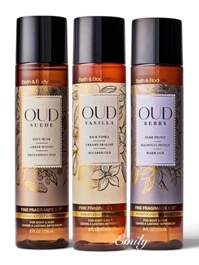 Bath & Body Works OUD Fine Fragrance Mist Trio Collection Set